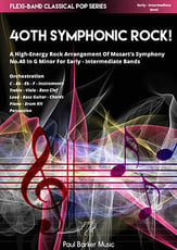 Mozart's 40th Symphonic Rock! Concert Band sheet music cover